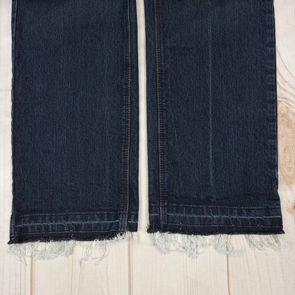 Ariat Rebar M5 Straight Leg Jeans Raw Hem Med/Dark Blue Sz 40x32 - Picture 14 of 16